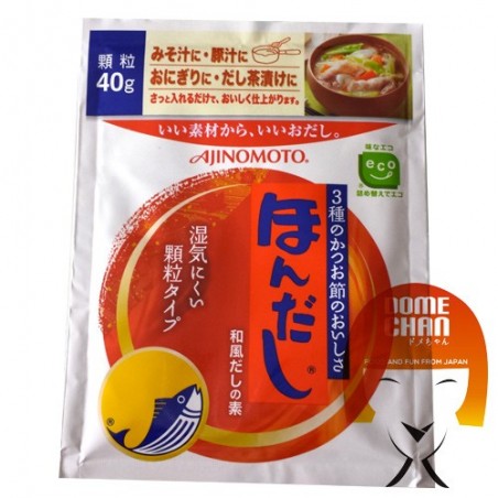 Dashi pas de mouvement granulaire (arôme borode) - 40 gr Ajinomoto EGW-87993977 - www.domechan.com - Nourriture japonaise