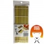 Stuoia di bamboo per sushi S - 24X21 cm  Uniontrade FFX-85333809 - www.domechan.com - Prodotti Alimentari Giapponesi