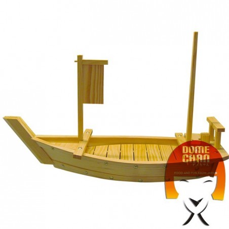 Barco de madera para sushi y sahimi 80 cm Uniontrade FSY-75344645 - www.domechan.com - Productos alimenticios japoneses