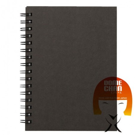 Cuaderno negro A6 Muji GEY-93847365 - www.domechan.com - Comida japonesa