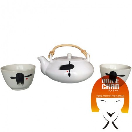 Oriental teapot set and handmade cups - Type II Uniontrade HFY-43468533 - www.domechan.com - Japanese Food