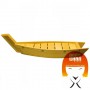 Barco de madera para sushi y sashimi - 44 cm Uniontrade HHW-89537545 - www.domechan.com - Productos alimenticios japoneses