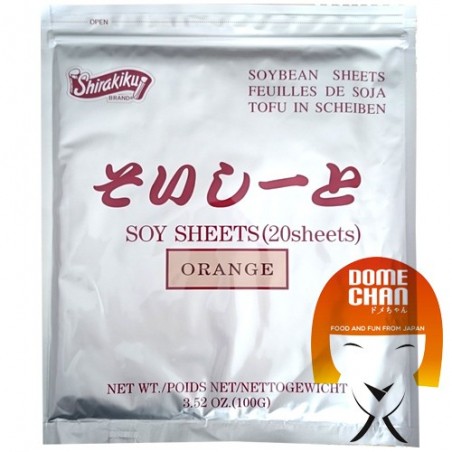 Mame nori fogli di soia arancioni - 100 g Domechan JWW-65436529 - www.domechan.com - Prodotti Alimentari Giapponesi