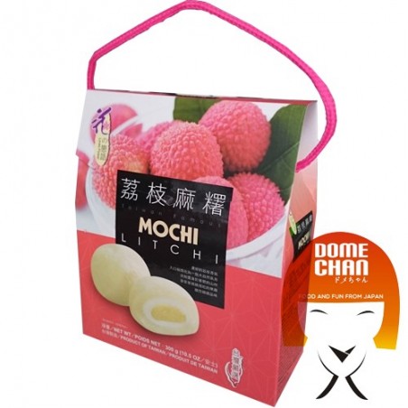 Mochi ai litchi - 300 gr World-wide co LAY-42846475 - www.domechan.com - Prodotti Alimentari Giapponesi