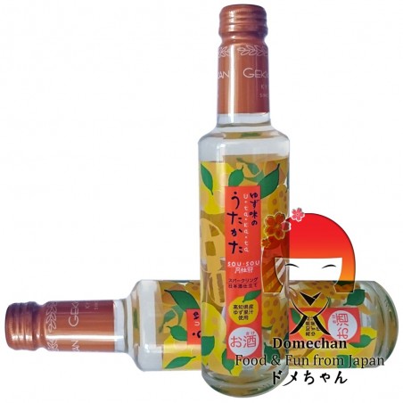 Sake gassato Gekkeikan aromatizzato allo yuzu - 285 ml Domechan MLW-99929792 - www.domechan.com - Prodotti Alimentari Giapponesi