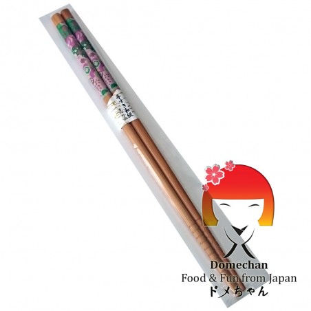 Japanese chopsticks in wooden nature - 22,6 cm Domechan NLW-86484899 - www.domechan.com - Japanese Food
