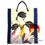 Fabric bag blue Geisha Domechan SSP-49064130 - www.domechan.com - Japanese Food