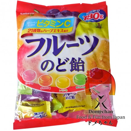 Caramelos de frutas Kabaya - 180 g Domechan NZE-84587828 - www.domechan.com - Comida japonesa