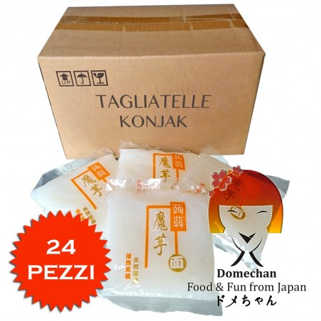 Caja de fideos Konjac 24 piezas - 270 g Domechan 4C-PJ84-XZCK - www.domechan.com - Productos alimenticios japoneses