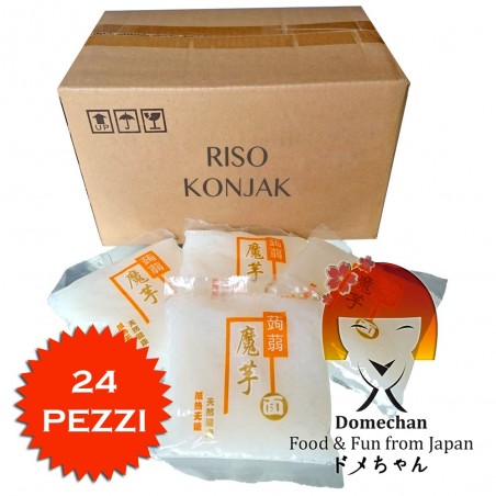 Caja de arroz Konjac 24 piezas - 270 g Domechan 48-QDXM-9F6G - www.domechan.com - Comida japonesa