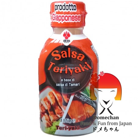 Teriyaki sauce based on tamari sauce - 185 g Domechan PJW-94974695 - www.domechan.com - Japanese Food