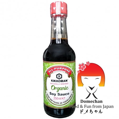 Kikkoman sauce soja biologique - 250 ml Domechan PNY-95748339 - www.domechan.com - Nourriture japonaise