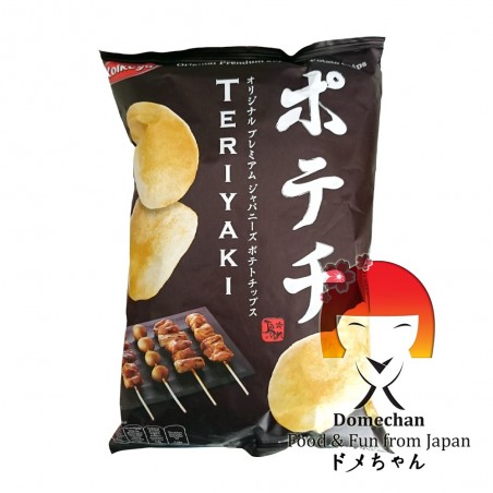 Chips con sabor a teriyaki - 100 g Koikeya Belgium Branch QGW-39843564 - www.domechan.com - Comida japonesa