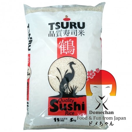 Riso per sushi Tsuru - 5 Kg Domechan QUY-27494942 - www.domechan.com - Prodotti Alimentari Giapponesi