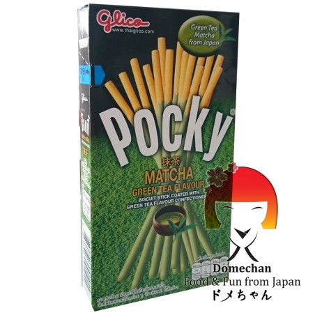 Glico pocky té verde matcha - 39 g Glico QXH-83459395 - www.domechan.com - Comida japonesa