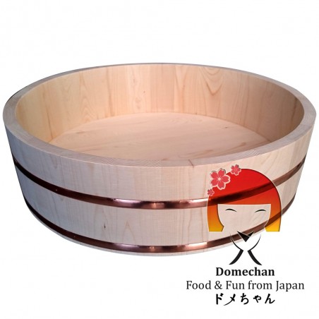 Hangiri en bois de riz à sushi - 52 cm Domechan QYY-84585995 - www.domechan.com - Nourriture japonaise